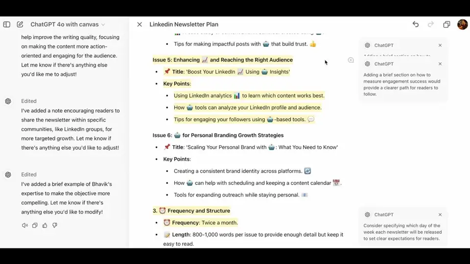 Video thumbnail: ChatGPT Canvas explained in 222 seconds